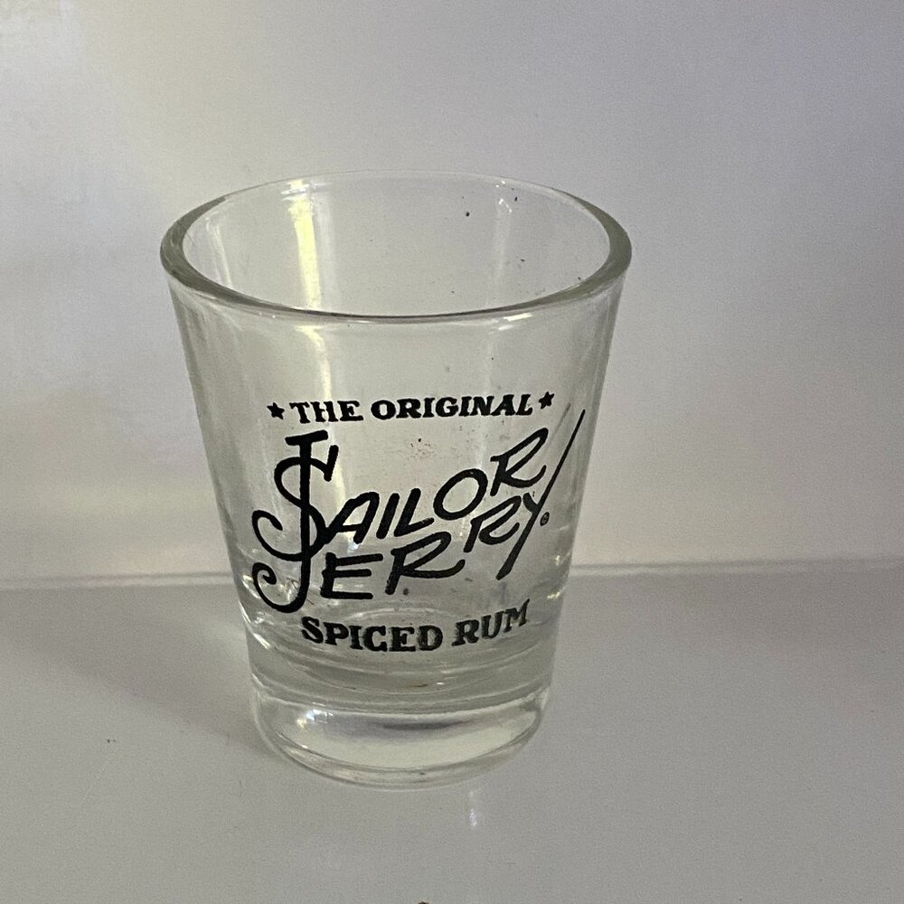 Original Sailor Jerry Spiced Rum Vintage Shot Glass